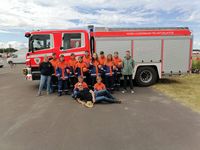 Gruppenfoto auf dem Zeltplatz